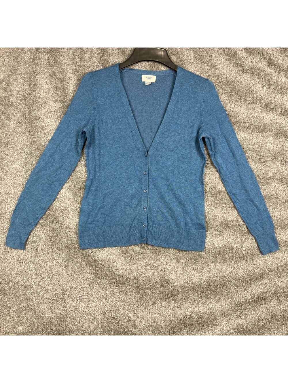 Old Navy Womens Size XS Teal Blue V-Neck Button L/S Cardigan EUC